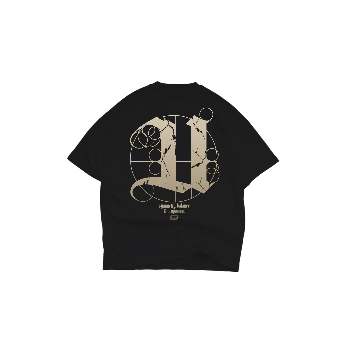 Black & Gradient Series "Proportion" T-Shirt